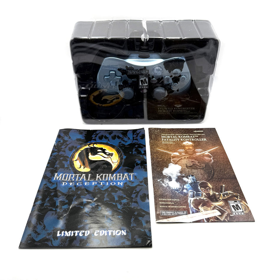 Manette Mortal Kombat Fatality Kontroller Sub-Zero Playstation 2 Edition Limitée