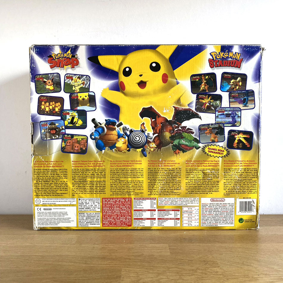 Console Nintendo 64 Pokemon Pikachu Special Edition (RARE)