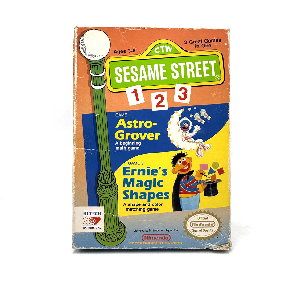Sesame Street 123 Nintendo NES