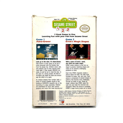 Sesame Street 123 Nintendo NES