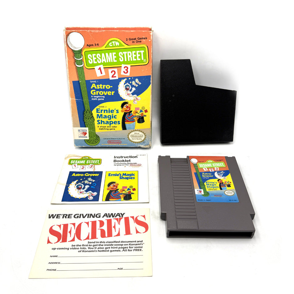 Sesame Street 123 Nintendo NES