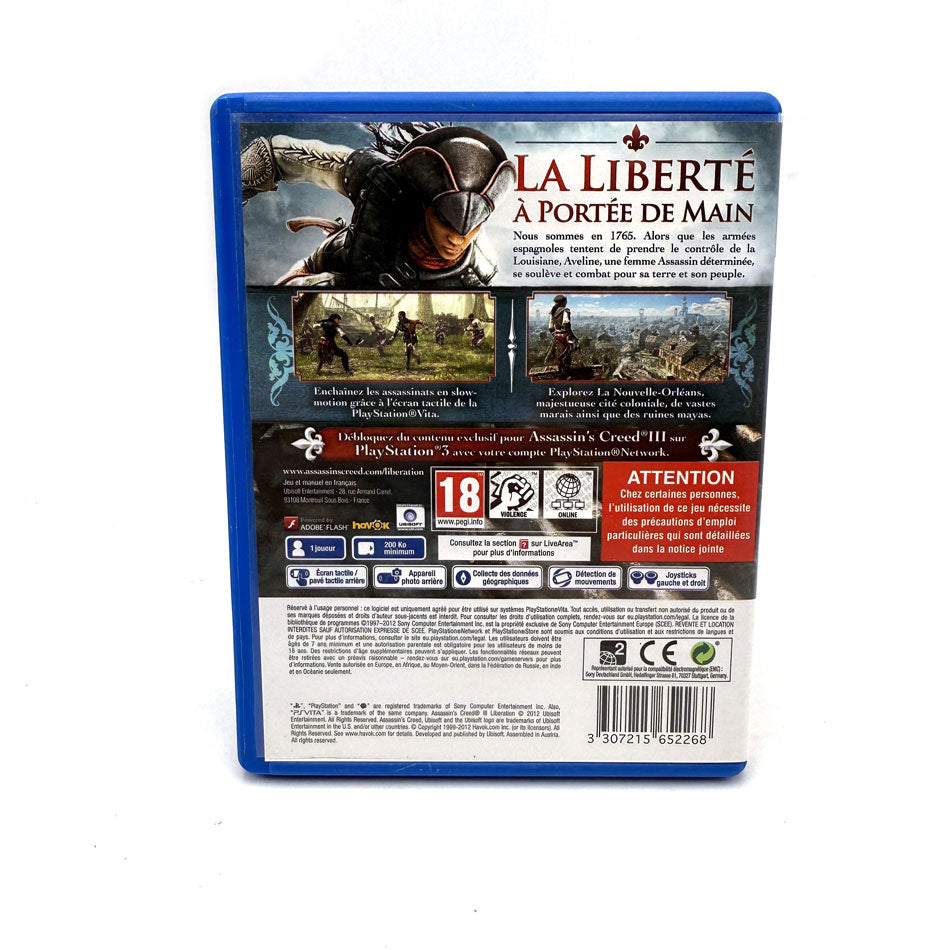 Assassin's Creed III Liberation Playstation PS Vita