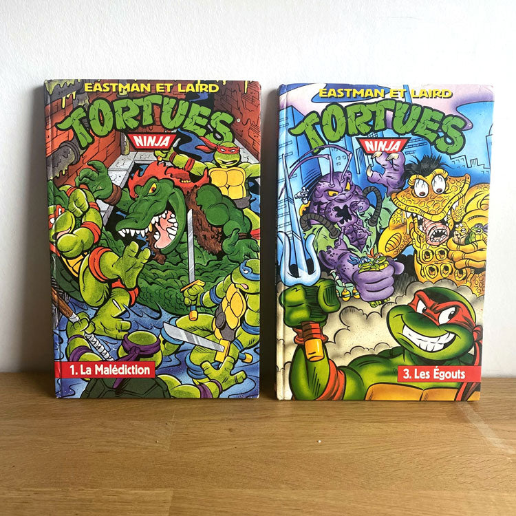  Lot de 2 BD Tortues Ninja TMNT Tome 1 & 3