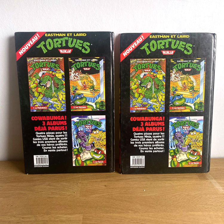 Lot de 2 BD Tortues Ninja TMNT Tome 1 & 3