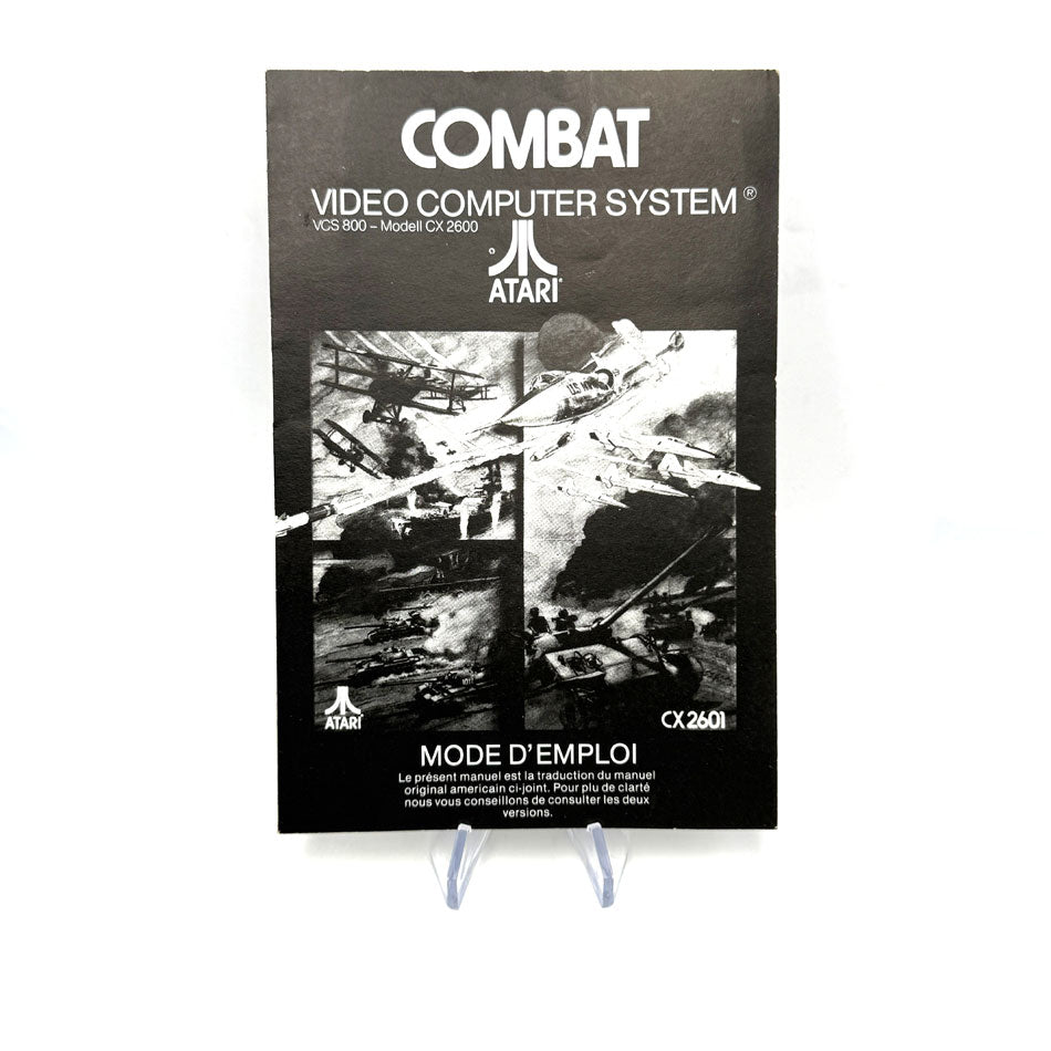 Notice Combat Atari 2600