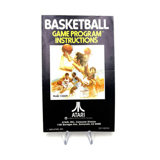 Notice Basketball Atari 2600