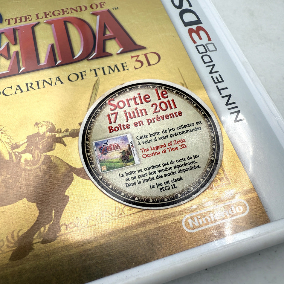Boite + Poster The Legend Of Zelda Ocarina Of Time Nintendo 3DS (Bonus Pre-Order)
