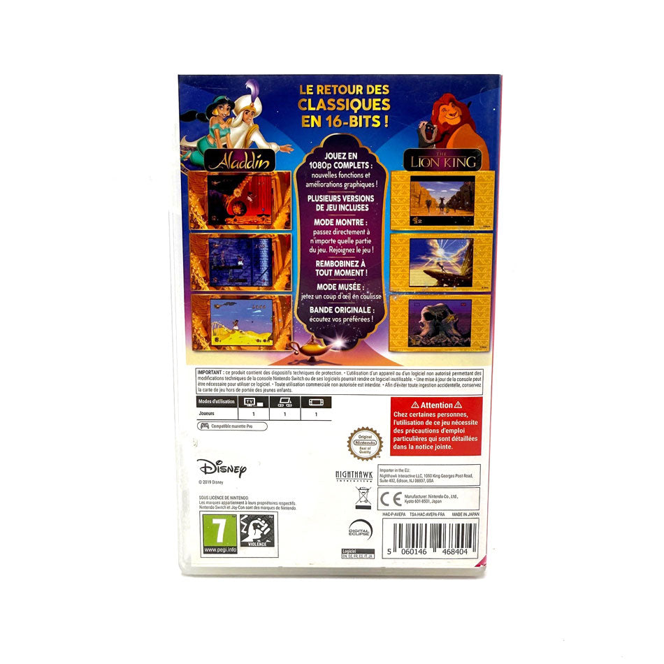 Aladdin & The Lion King Nintendo Switch (Disney Classic Games)