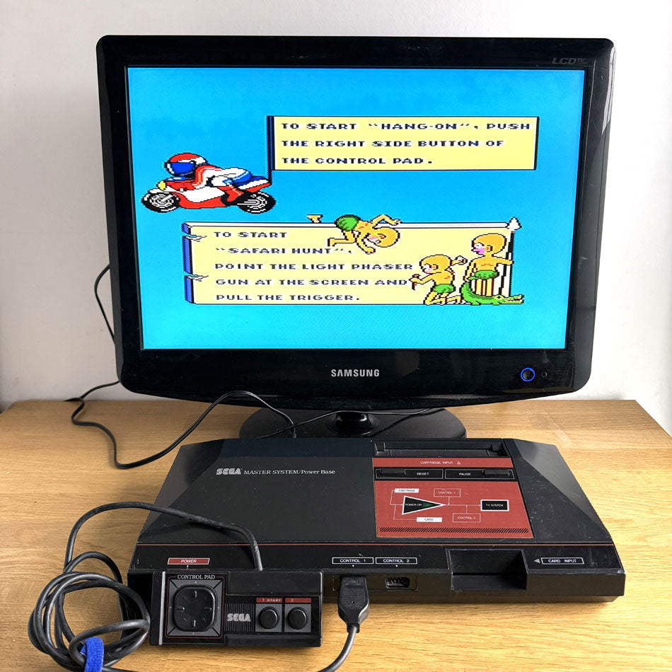 Console Sega Master System avec manette