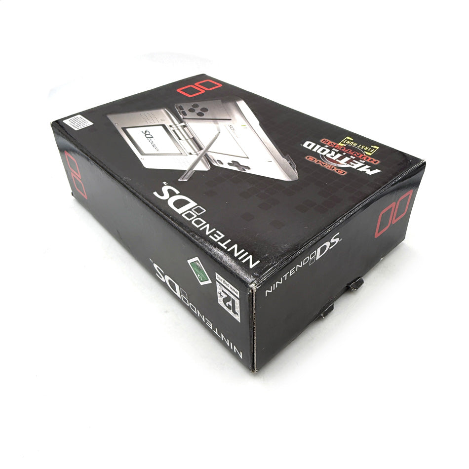 Console Nintendo DS Tank Silver Metroid Prime Hunters First Hunt Demo Pack (RARE)