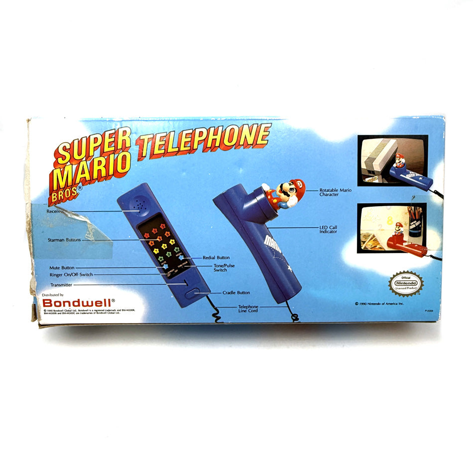 Téléphone Bondwell Super Mario Bros Red Collector's Item (RARE)