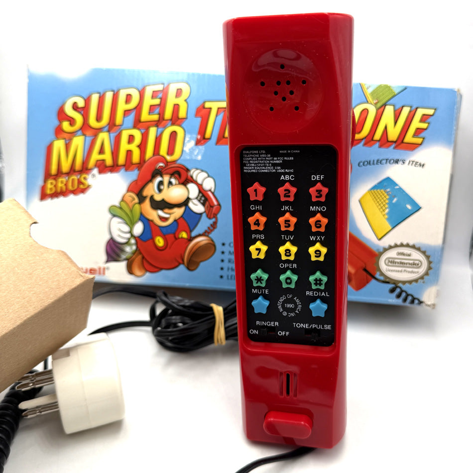 Téléphone Bondwell Super Mario Bros Red Collector's Item (RARE)