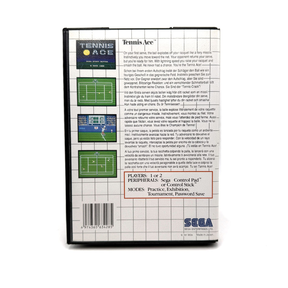 Tennis Ace Sega Master System 