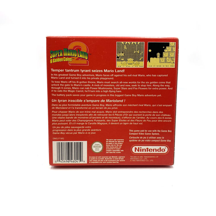 Super Mario Land 2 6 Golden Coins Nintendo Game Boy (Serie Classic)