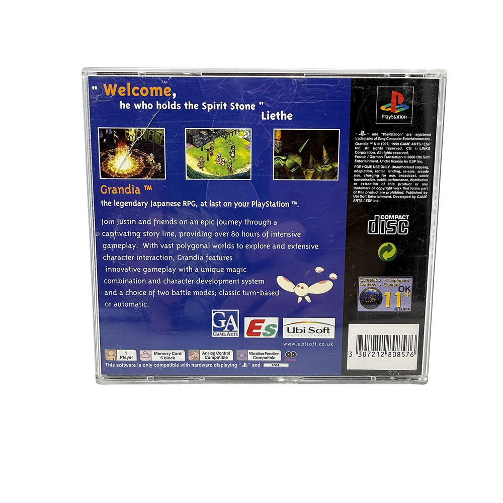Grandia Playstation 1 (Ubisoft Exclusive)