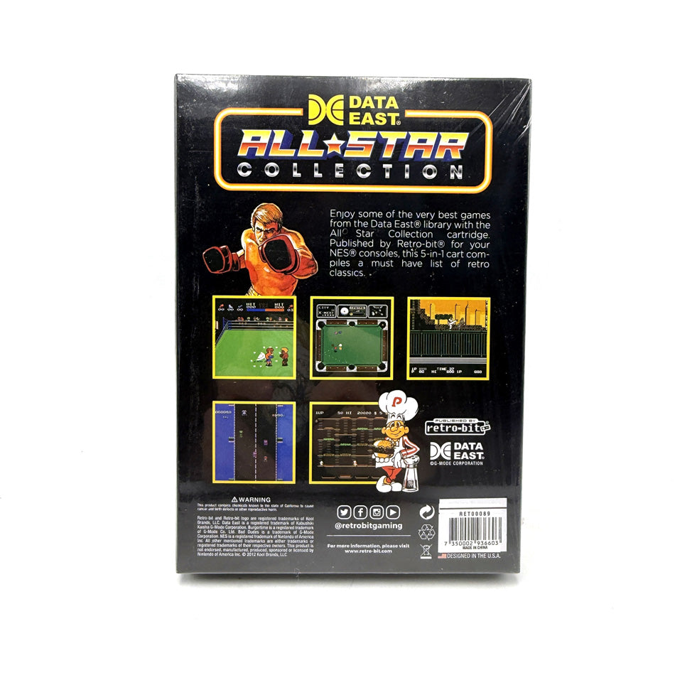 Retro-Bit Data East All-Star Collection Nintendo NES