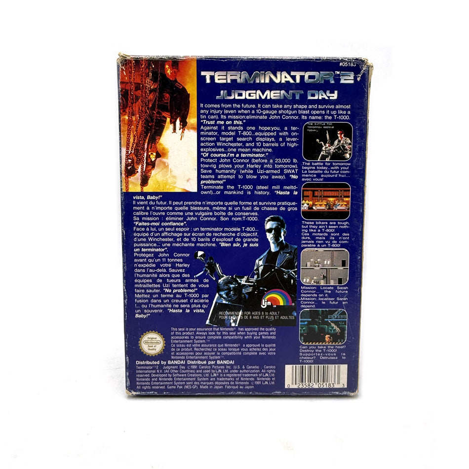 T2 Terminator 2 Judgment Day Nintendo NES