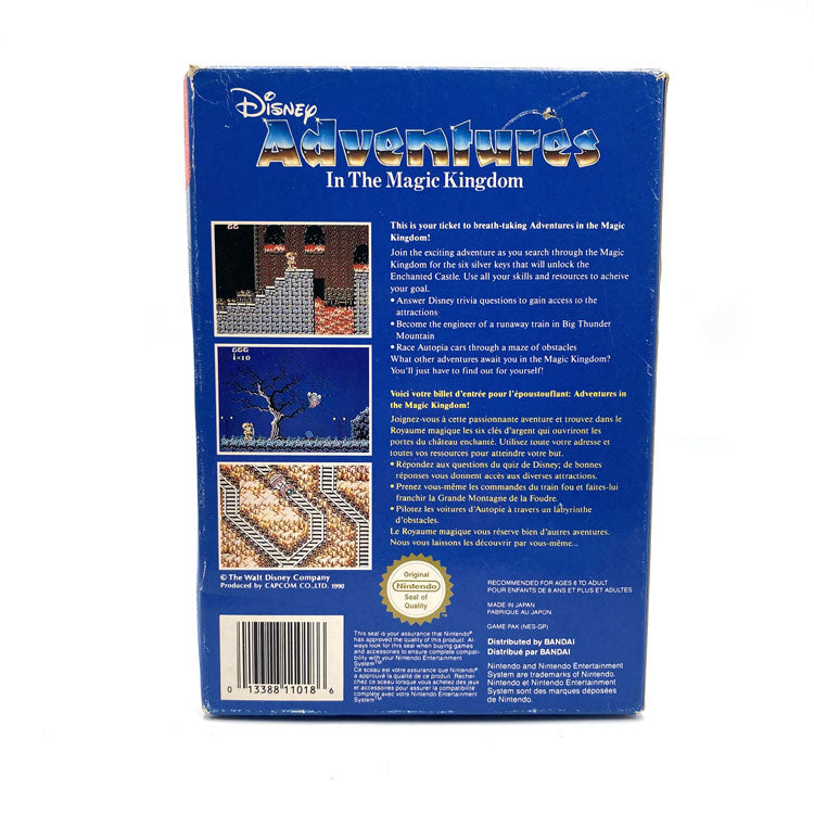 Disney Adventures In The Magic Kingdom Nintendo NES