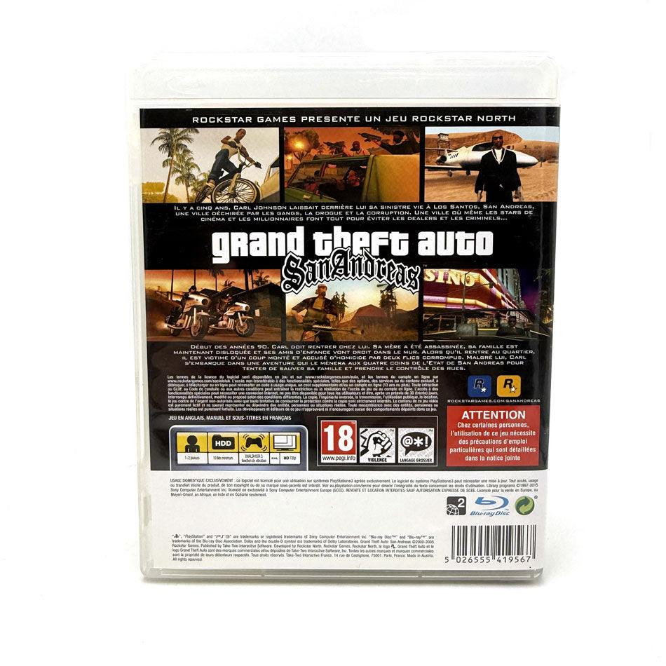 Grand Theft Auto San Andreas Playstation 3 (GTA San Andreas)