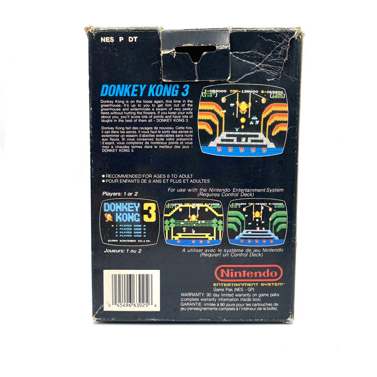 Donkey Kong 3 Arcade Classics Series Nintendo NES
