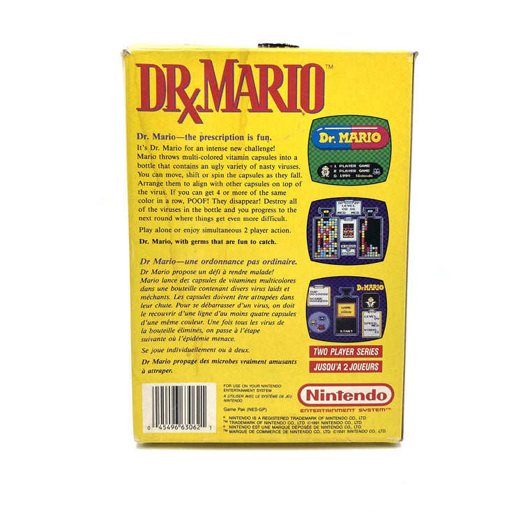 Dr Mario Nintendo NES