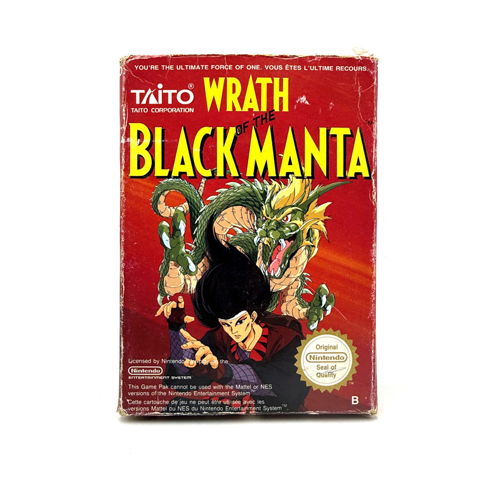 Wrath Of The Black Manta Nintendo NES