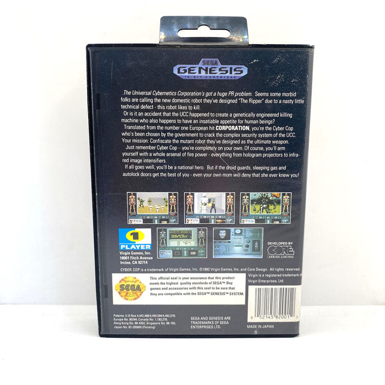 Cyber-Cop Sega Genesis (Sega Megadrive)