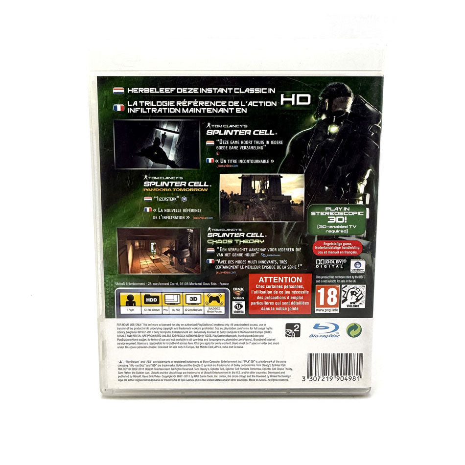 Tom Clancy's Splinter Cell Trilogy Classics HD Playstation 3