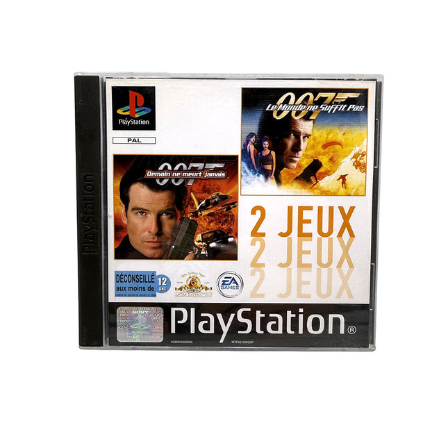 James Bond 007 Demain Ne Meurt Jamais + Le Monde Ne Suffit Pas Playstation 1 (2 Jeux)