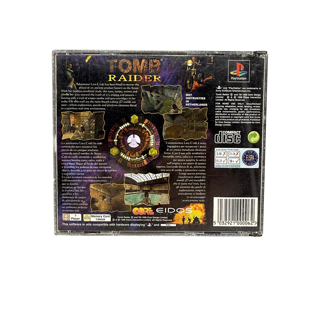 Tomb Raider Playstation 1 (Big Box)