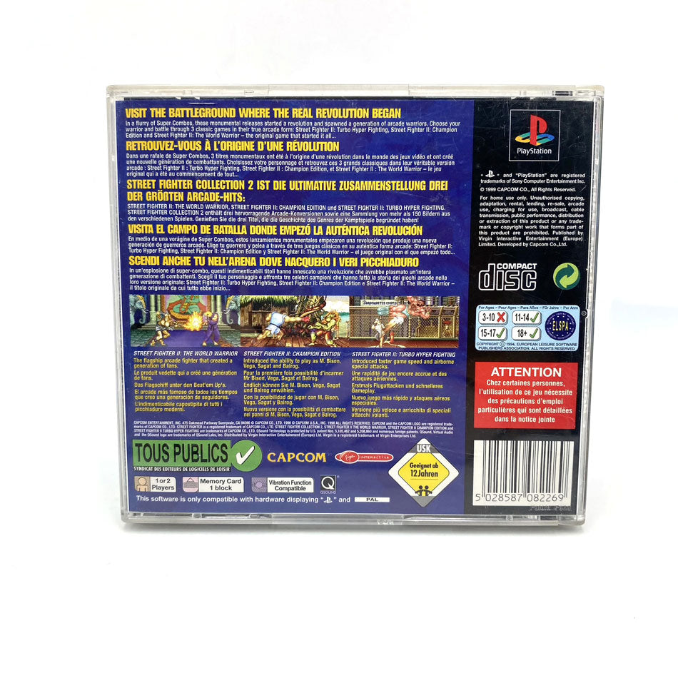 Street Fighter Collection 2 Playstation 1 