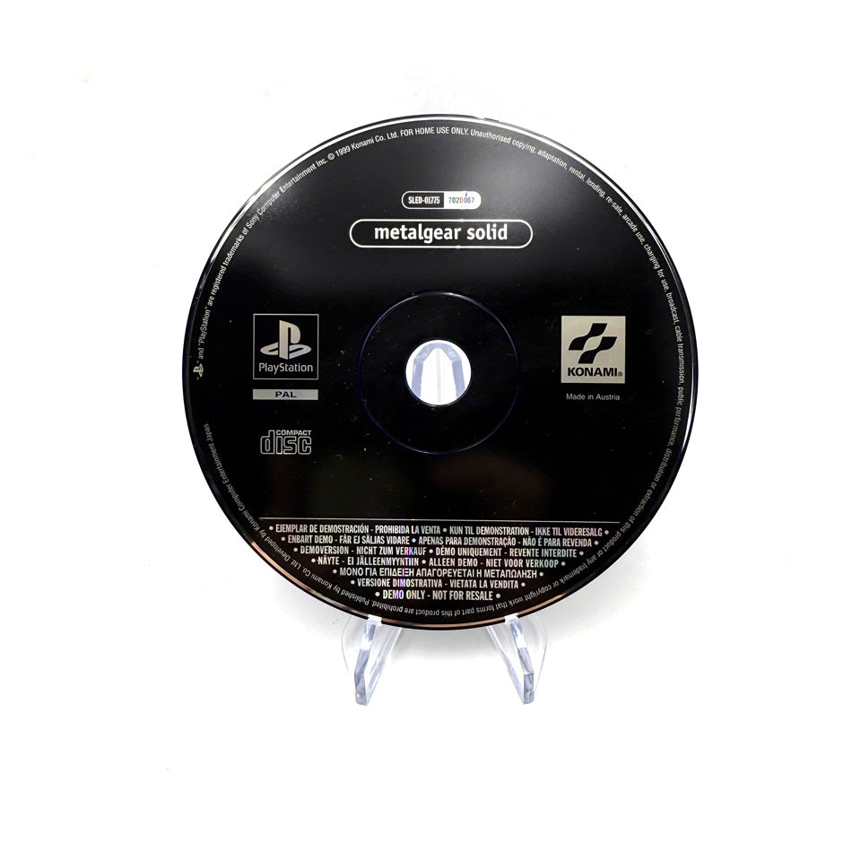 Demo Metal Gear Solid (SLED-01775)