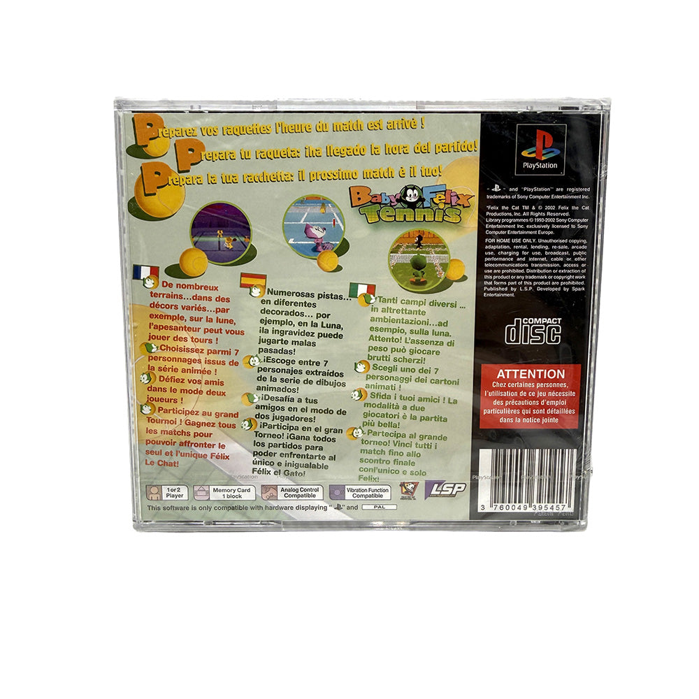 Baby Felix Tennis Playstation 1 (Neuf sous blister)