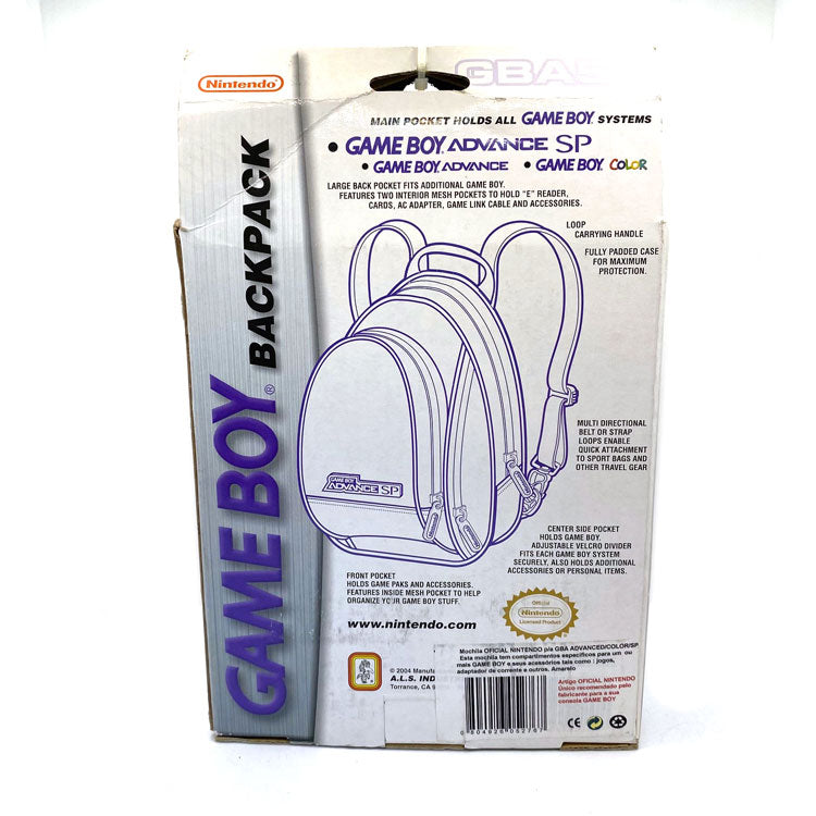 Sac Game Boy Backpack Nintendo (A.L.S. Industries) – Retromania