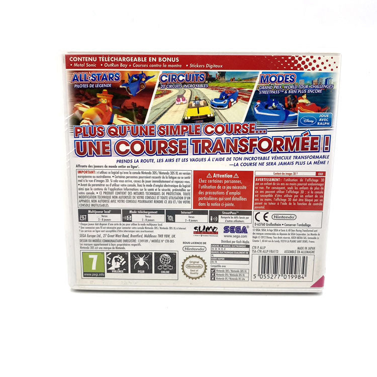 Sonic All-Stars Racing Transformed Nintendo 3DS (Edition Limitée)