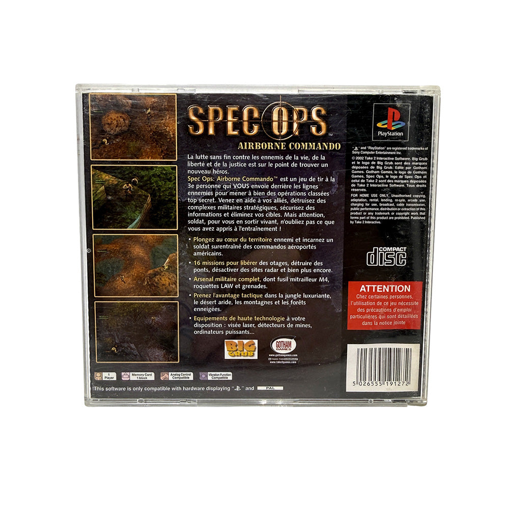 Spec Ops Airborne Commando Playstation 1