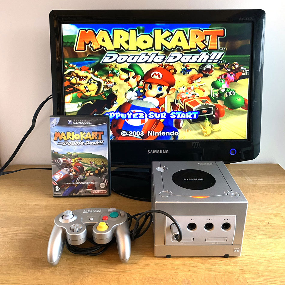 Console Nintendo Gamecube Mario Kart Double Dash !! Pak Platine