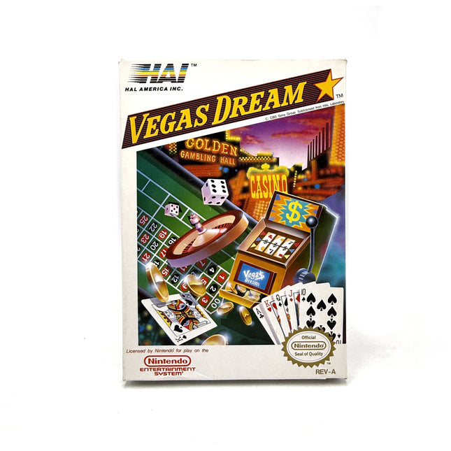 Vegas Dream Nintendo NES (+ Fun Book)