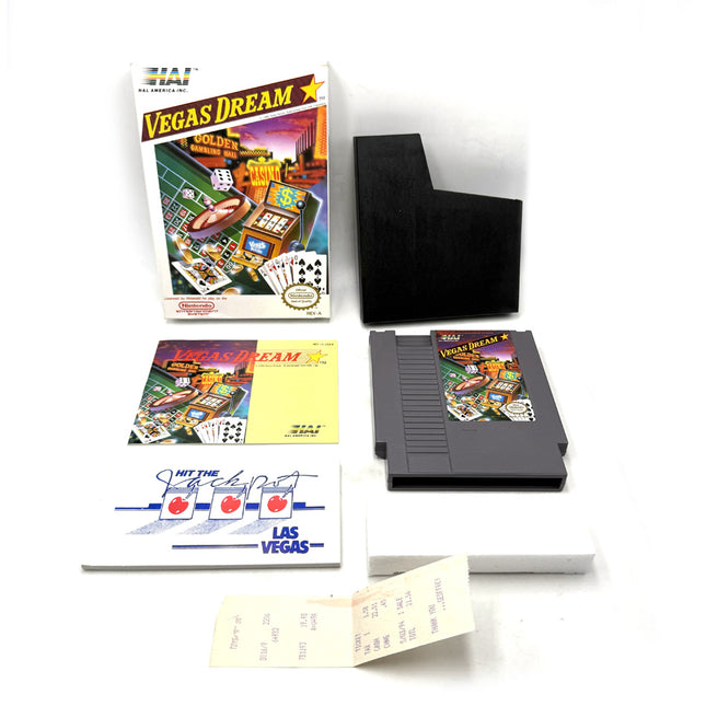 Vegas Dream Nintendo NES (+ Fun Book)