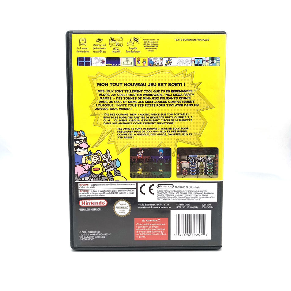 Wario Ware, Inc. Mega Party Games Nintendo Gamecube  