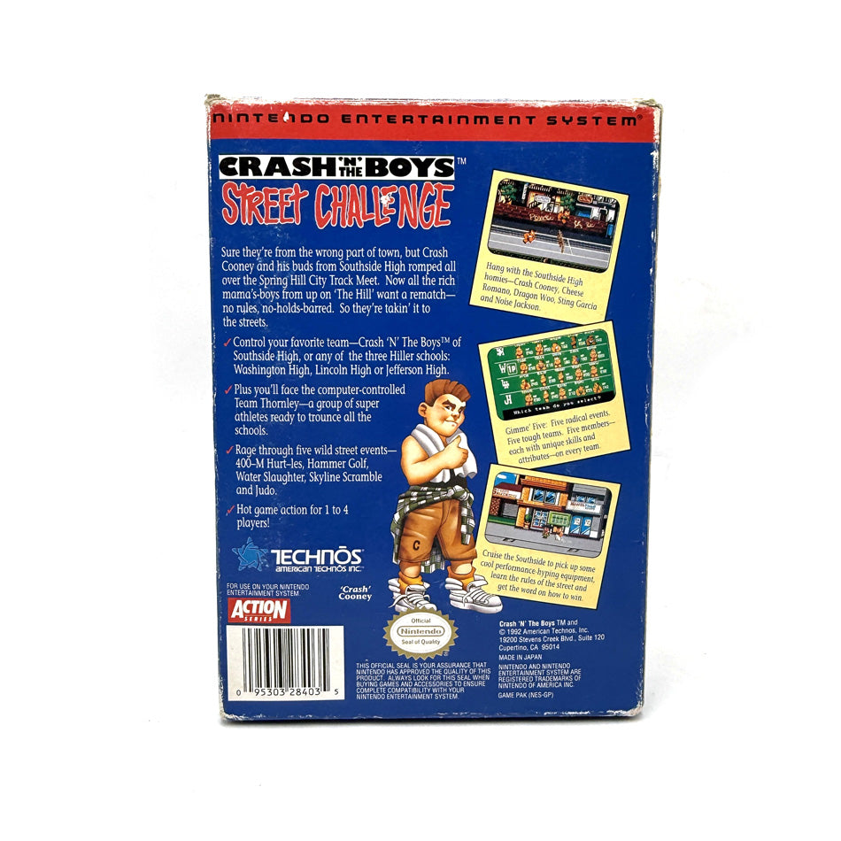 Crash 'N' The Boys Street Challenge Nintendo NES