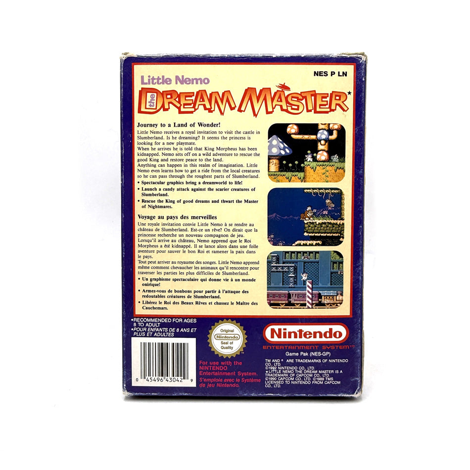 Little Nemo Dream Master Nintendo NES