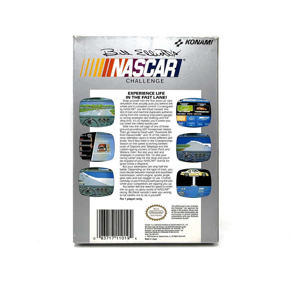 Bill Elliott's NASCAR Challenge Nintendo NES