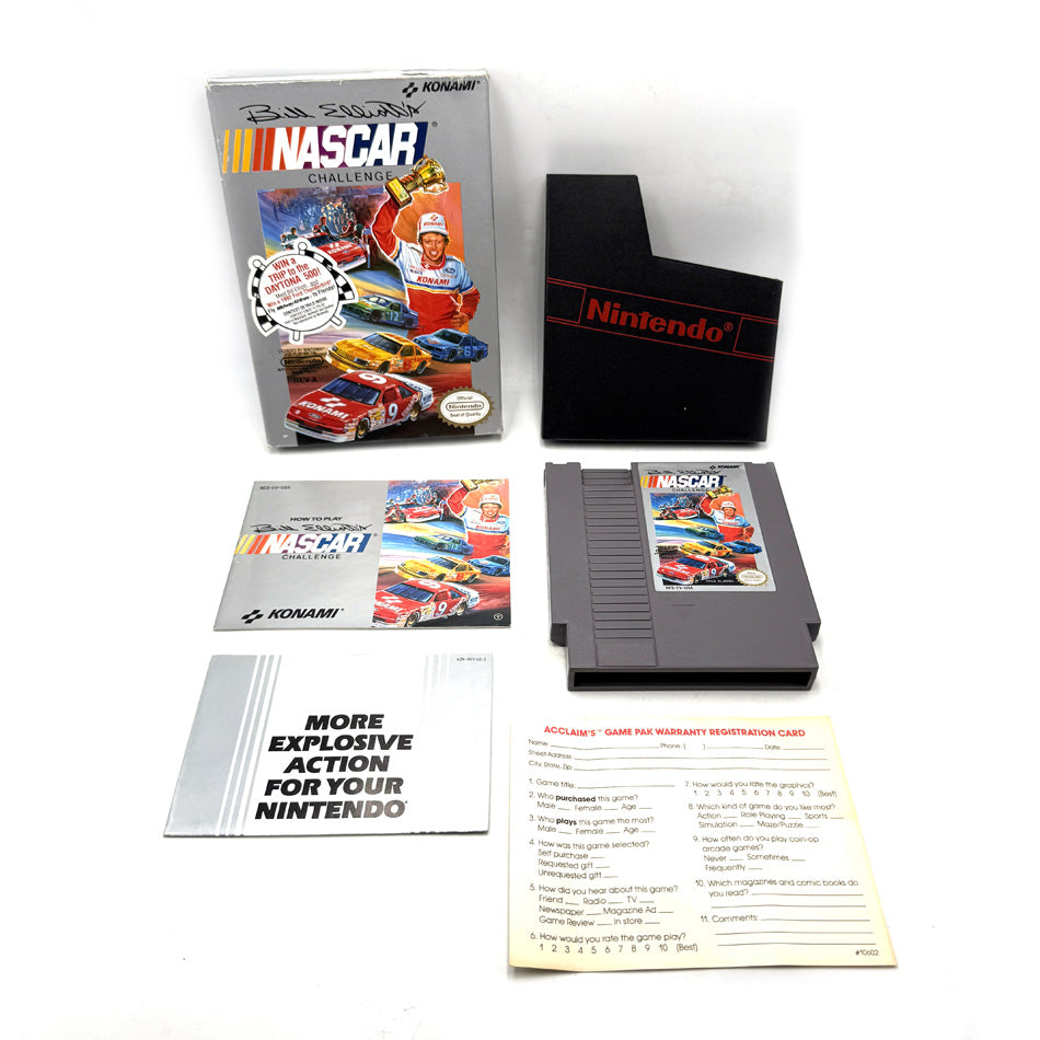 Bill Elliott's NASCAR Challenge Nintendo NES