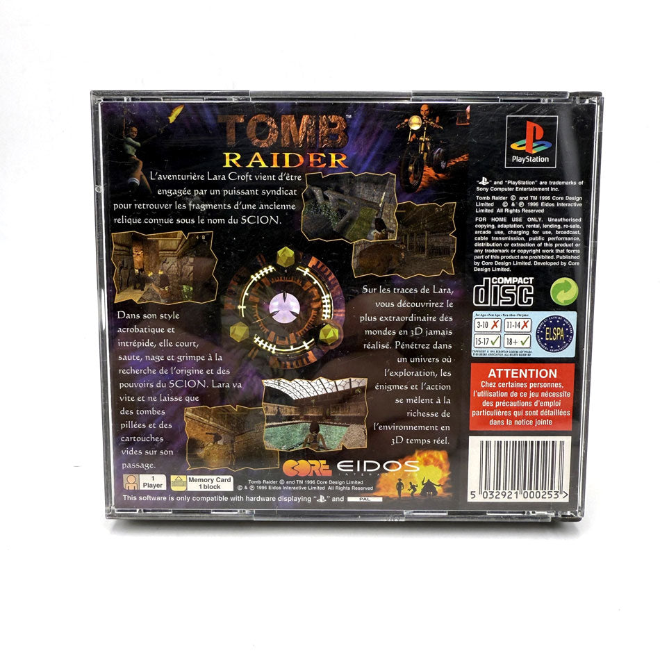 Tomb Raider Playstation 1 (Big Box)