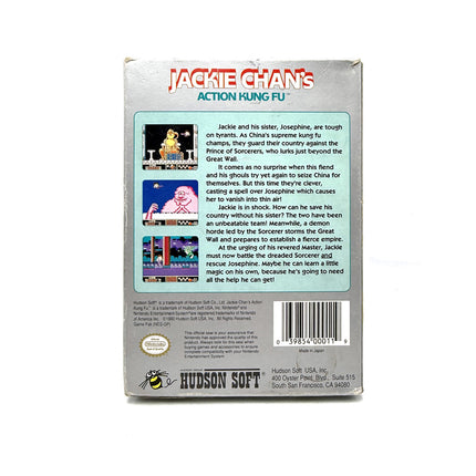 Jackie Chan's Action Kung Fu Nintendo NES