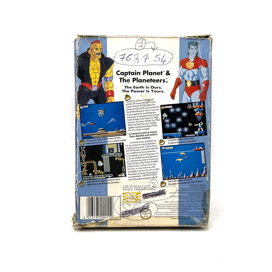 Captain Planet and the Planeteers Nintendo NES