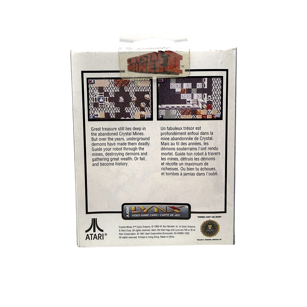 Crystal Mines II Atari Lynx (Neuf sous blister)