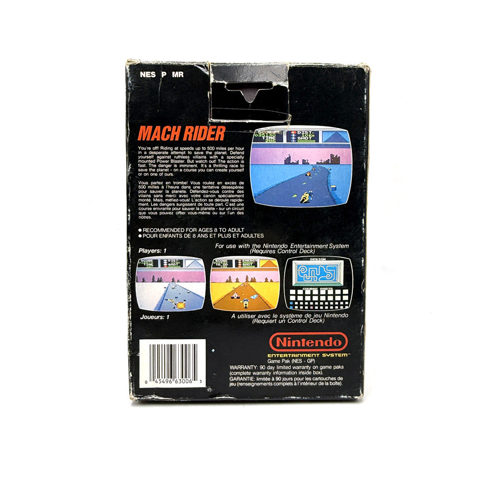 Mach Rider Moby Mach Rider Nintendo NES – Retromania