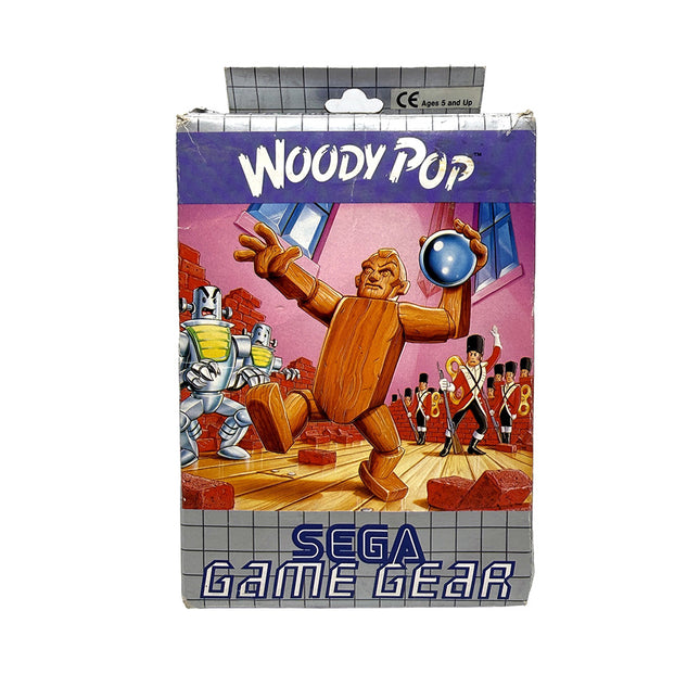 Boite et notices Woody Pop Sega Game Gear